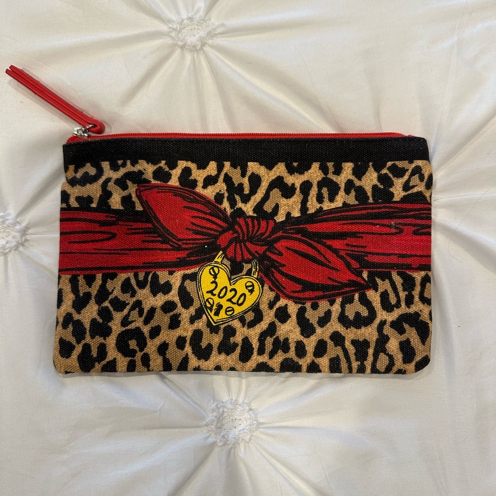 Brighton Leopard print makeup bag NWOT